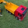 Bruder Toy MAN TGA Construction Truck with Liebherr Excavator Image 4