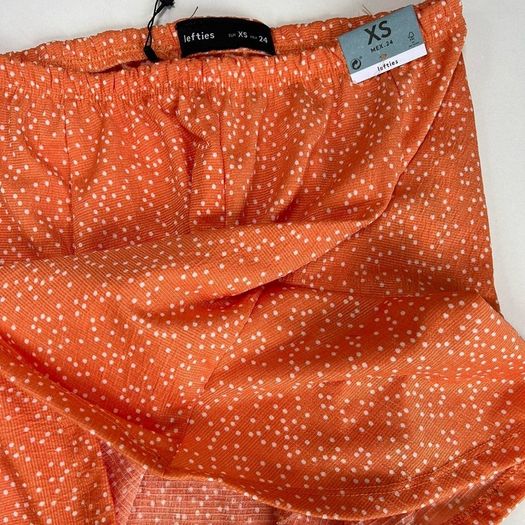 Orange Mini skirt
