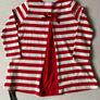 Girl's Red Stripe Bow Top | Size 5 years | Dunnes Stores Image 2