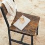 2 x dining chairs rustic brown FREE DELIVERY Image 4