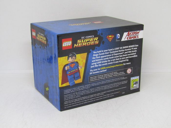 Lego Super Heroes Superman SDCC 2015 Limited Edition DC Action Comics #1 New Sealed Very rare Number 205 of 1500