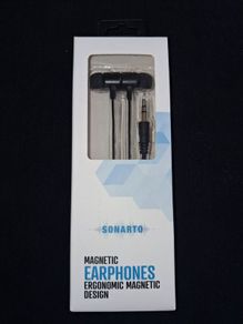 Brand New Sonarto Magnetic Earphones Ergonomics Magnetic Design- Aux Connecter - RRP - 8.99