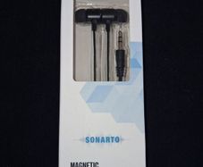 Brand New Sonarto Magnetic Earphones Ergonomics Magnetic Design- Aux Connecter - RRP - 8.99