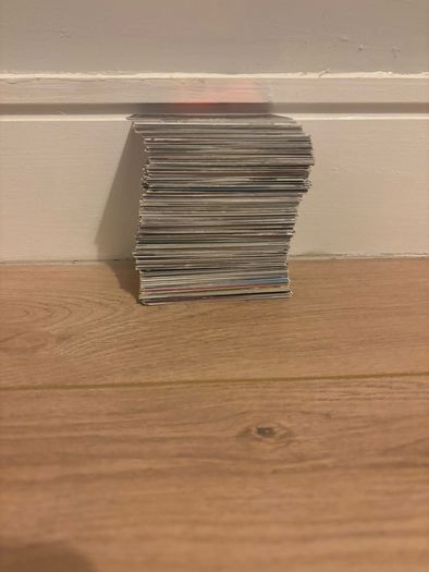 Mixed variety football cards