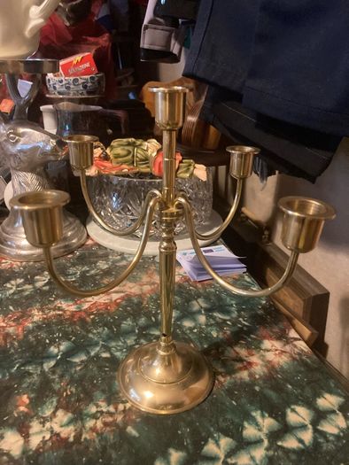 brass candelabra holder free postage