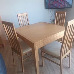 table and chairs