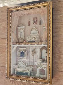 Vintage Doll house  Shadow Box