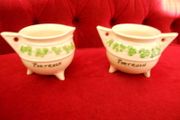 Antique 30's, "Sylvac Coldron,Portrush,Jug/Sugar Bowl Set.