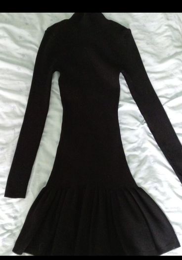 Slim black jumper dress