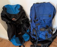 2x Hiking Backpacks - Lowe Alpine Walkabout 45 & Sporthouse Ireland