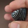 Vintage Carving Suliemani Natural Eye Agate Bead Pendant Image 9