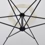 Cantilever Umbrella 3 m Sand White Image 3