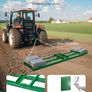 8FT Tow Behind Drag Harrow For ATV UTV Tractor and Lawn Leveling with Adjustable Bars and 72in Chain Image 2