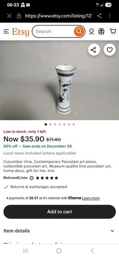 2 Chinese Vintage Brush Pots