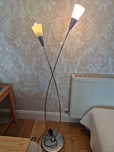 Floor Lamp with Chrome base