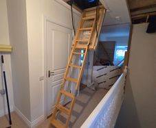 Stira Attic Stairs and Deluxe Safety Balustrade