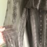 Designer dress flapper cut style in silk crepe Image 5