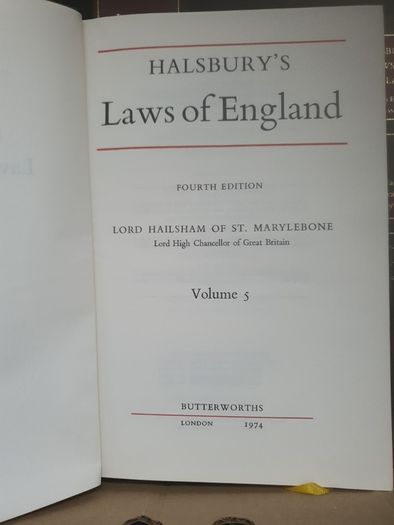 Collection of Law Books
