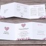 Cherry Blossom theme Tri-Fold invitations Image 2