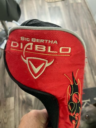 golf bag and clubs