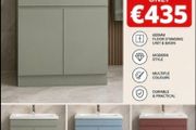Deann 600 floors standing unit and basin multiple  colours