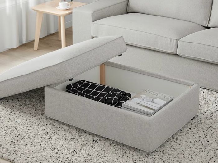 Footstool with storage