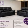 New 3+2 Bromley Leather Sofa Range Image 2