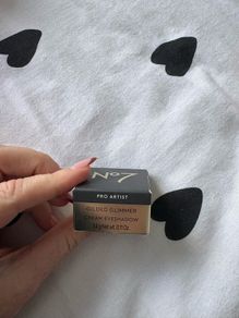 No 7 forest gold cream eye shadow