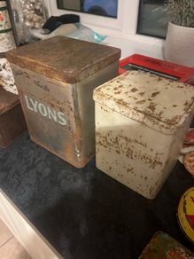 vintage tins
