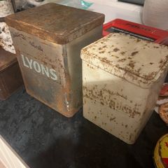 vintage tins