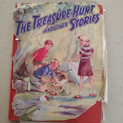 Vintage 1947 Children's Hardback Book: The Treasure Hunt by Olive Duhy"