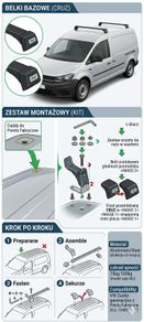 roof rack vw cady 2004-2015