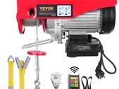 Electric Hoist, 2200 lbs Lifting Capacity, 1600W 220V Electric Steel Wire Winch with Wireless Remote Control, 40ft Single Cable Lifting Height & Pure Copper Motor, for Garage Warehouse Factory