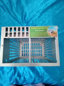 Auxumsk Double Door Live Rat Trap Humane Cage, Brand New