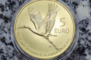 Slovakia 5 Euro Shiny Coin 2023 - Stork - Fauna and flora in Slovakia
