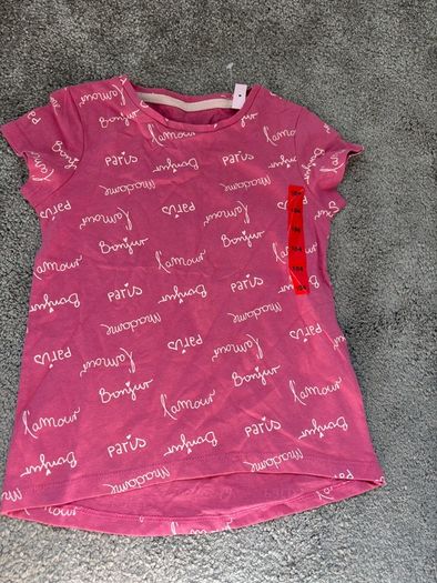 new girl T-shirt  3-4 years old 104cm