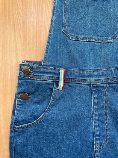 Joules denim dungaree shorts 11 years