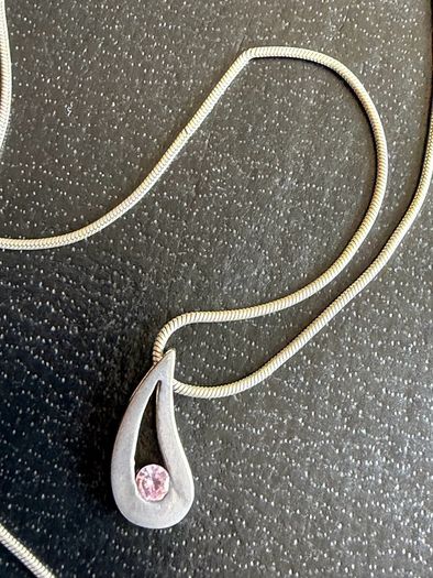 silver necklace