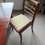 mahogany dining table and 3 chairs Image 2