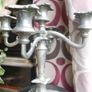 Vintage Candle Candleabra 4 Arm 5 Candle  10,5"tall-11" Wide Image 3