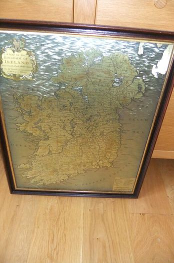 Map Kingdom of Ireland from Mr. Tindal's Continuation of Mr. Rapin's History".