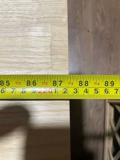 Oak solid countertop