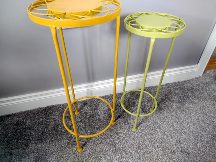 Steel Plant Stand Set of x2