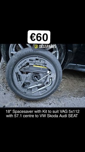 Sets & Singles of 5x112 Vag, VW Volkswagen Alloys Steels & Spacesavers 15" 16" 17" 18" 19" inch @ OCG