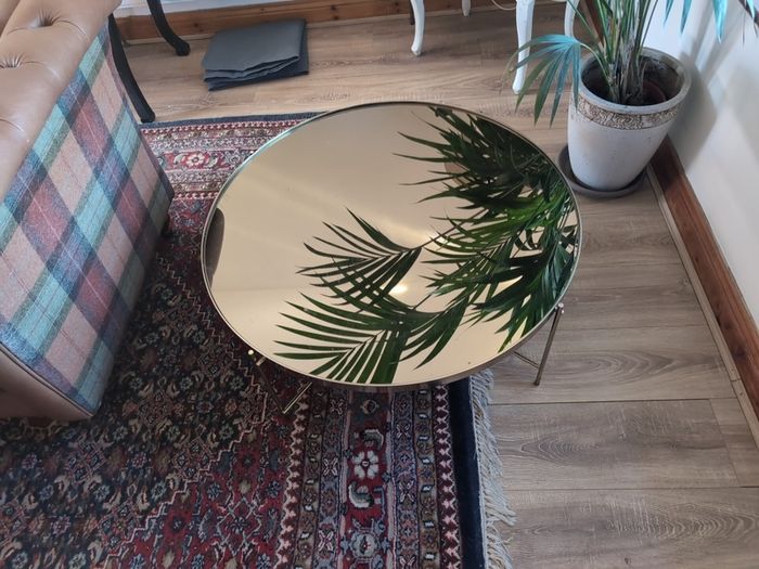 Mirrored coffee table