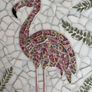 Handmade Framed Flamingo Mosaic Image 4