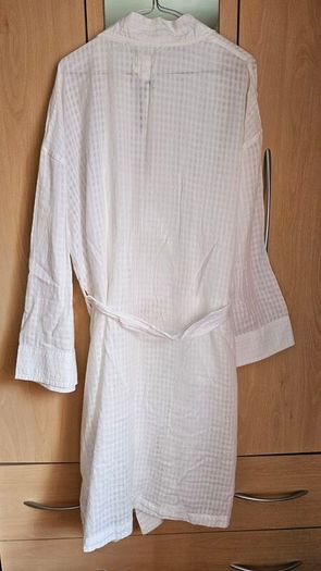 BNWT - Next cotton white dressing gown UK 12