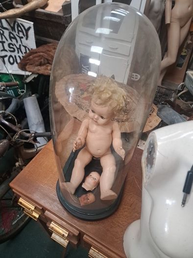 Vintage Large Glass Bell Jar /Dome