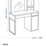 Ikea Micke Desk with storage hutch OAK Image 8