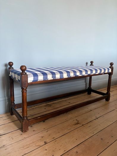 Vintage Farmhouse Style Window Seat Bench